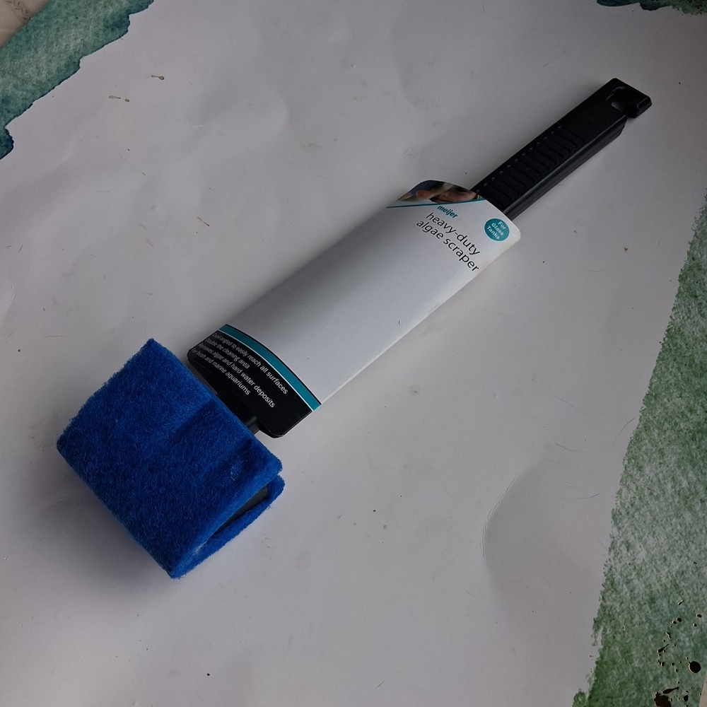 Aquarium Fish Tank Heavy Duty Algae Scraper. New